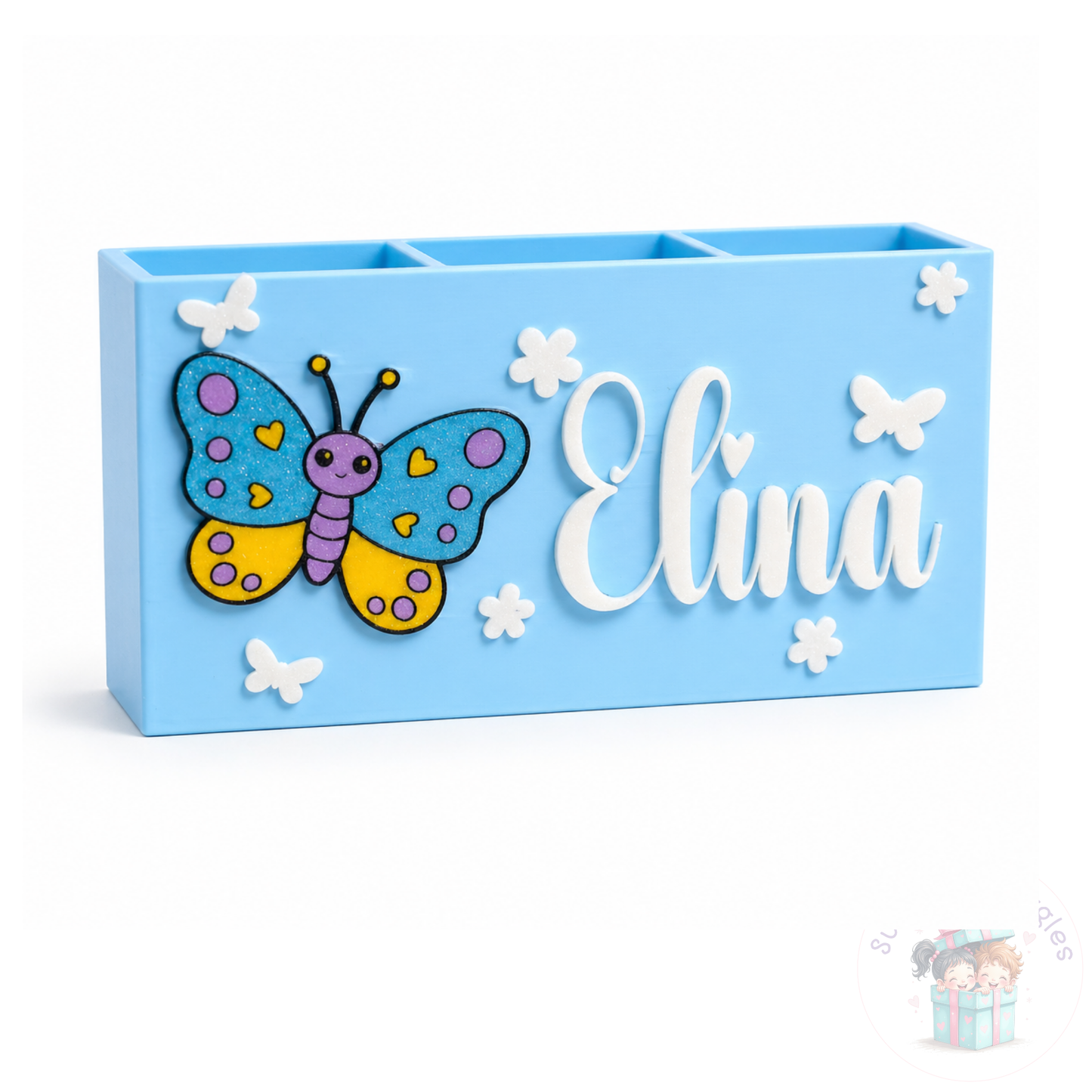 Personalised Butterfly Pencil Stand