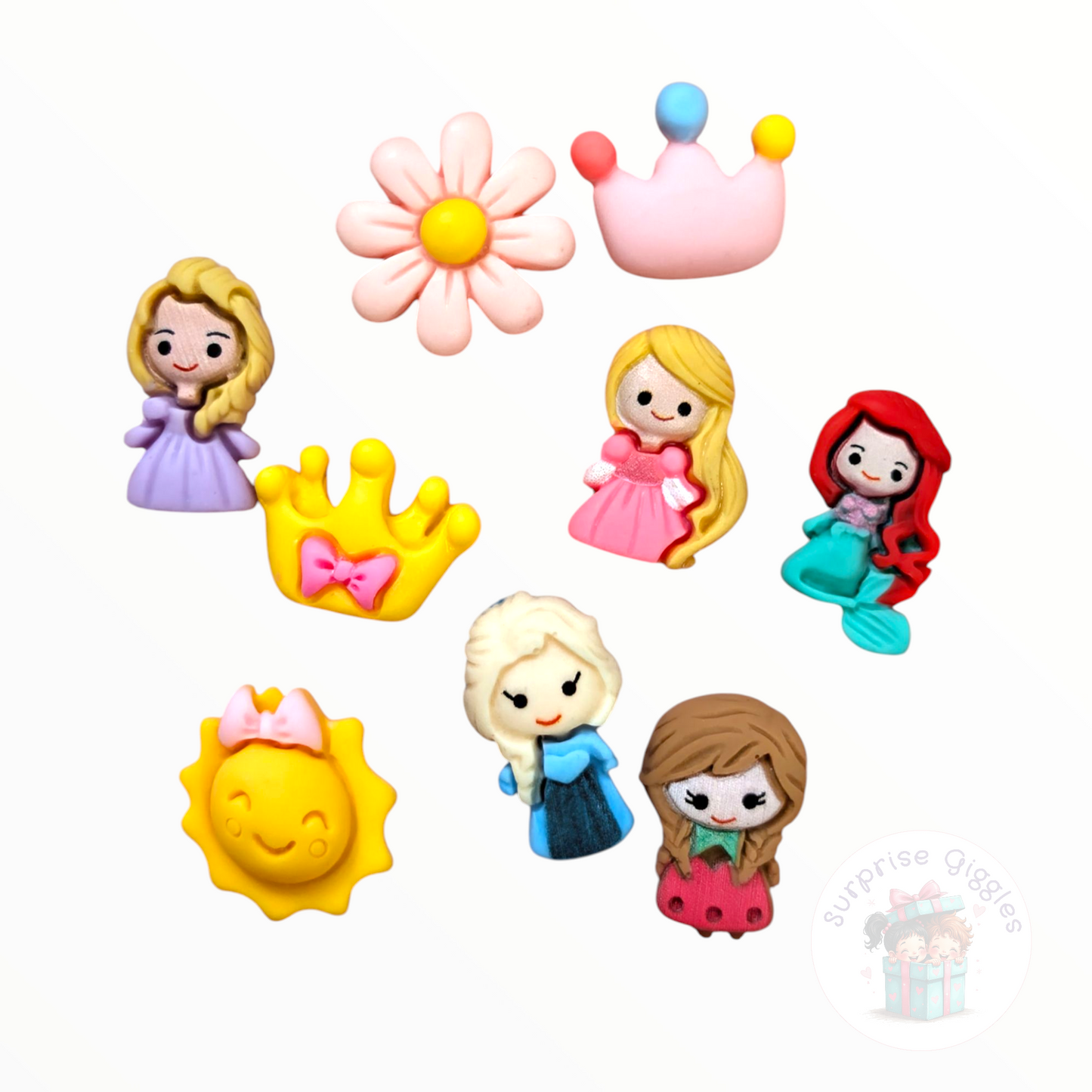 Princess Themed Resin charms