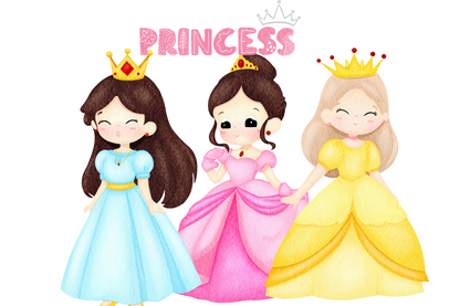 Mega - Princess Party Bag - Photo frame and Resins