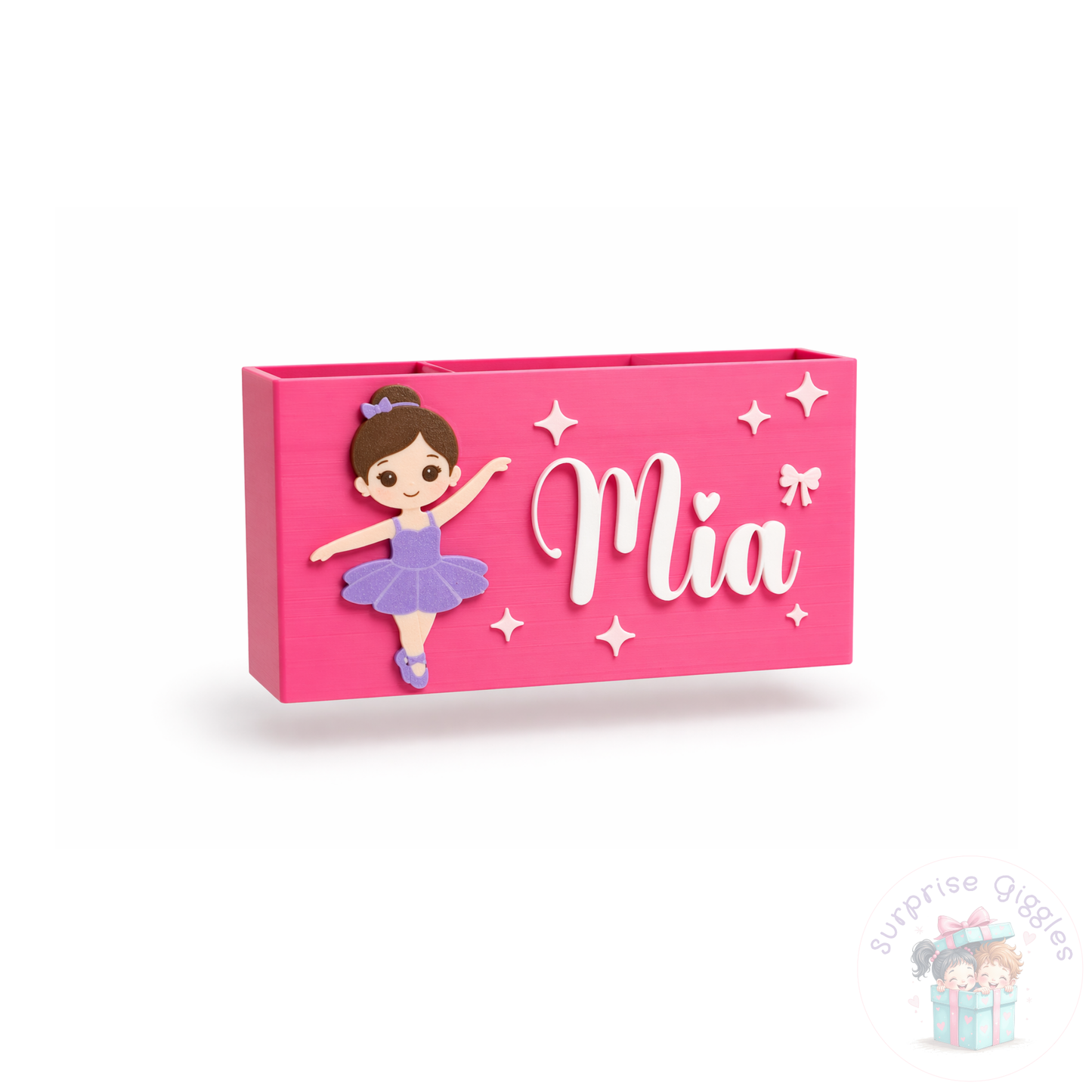 Personalised Ballerina Pencil Stand