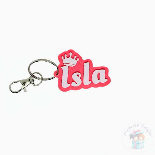 Personalised Themed Name Keychain