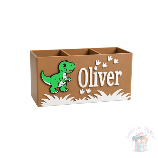 Personalised Dinosaur Pencil Stand