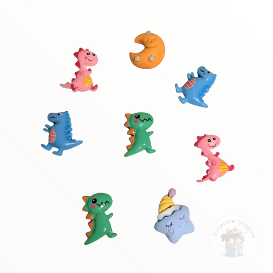 Dinosaur Themed Resin charms