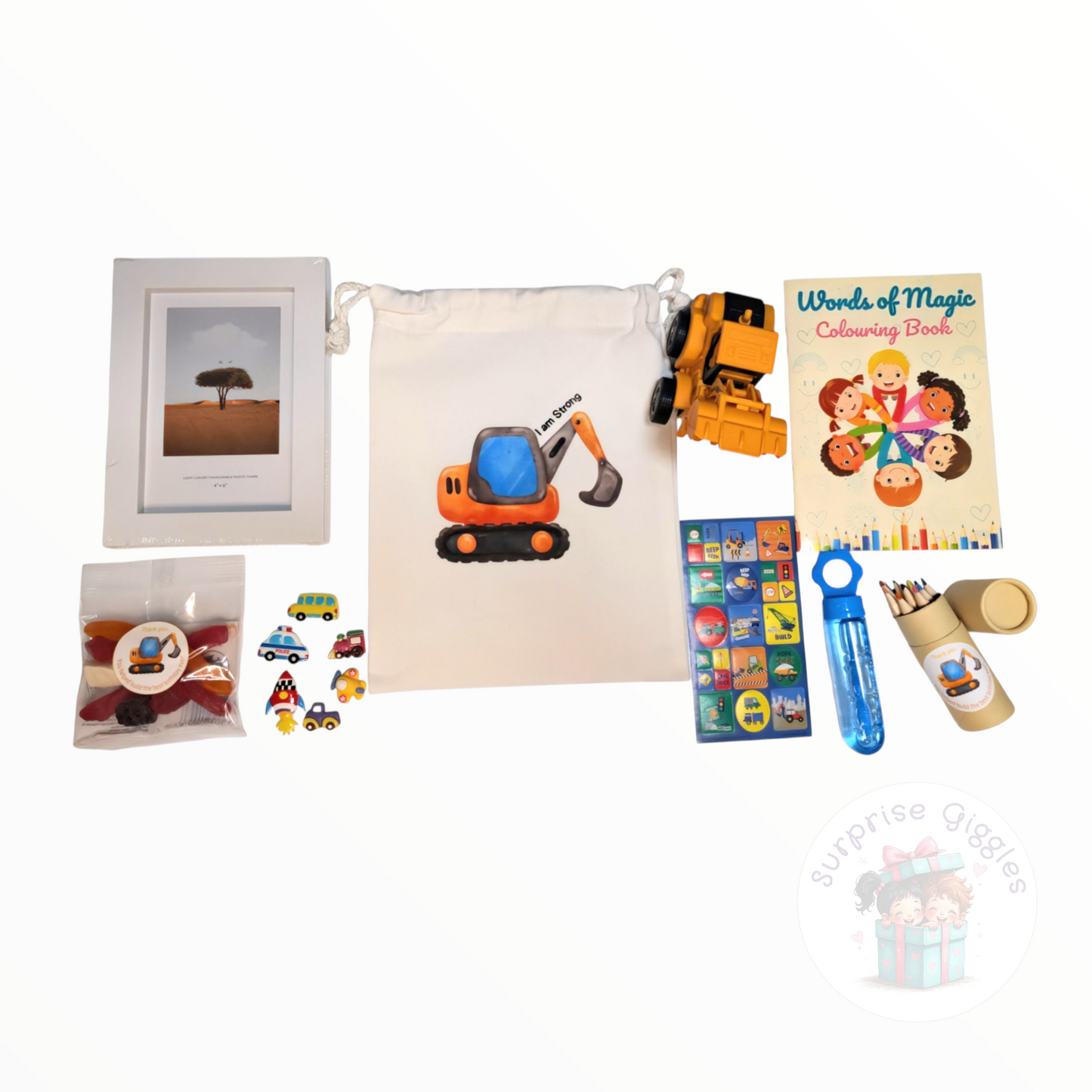 Vehicles Party Bag - Photo Frame and Resins - Mega